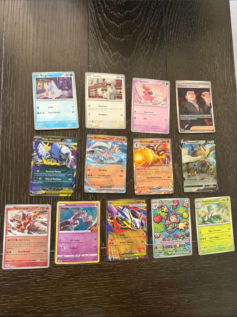 Pokemon Lot of 13 Trading Card Lot Mixed Holo EX Cards